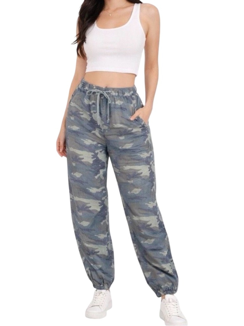 Hayden Los Angeles Camo Drawstring Jogger Pants - Size 3XL